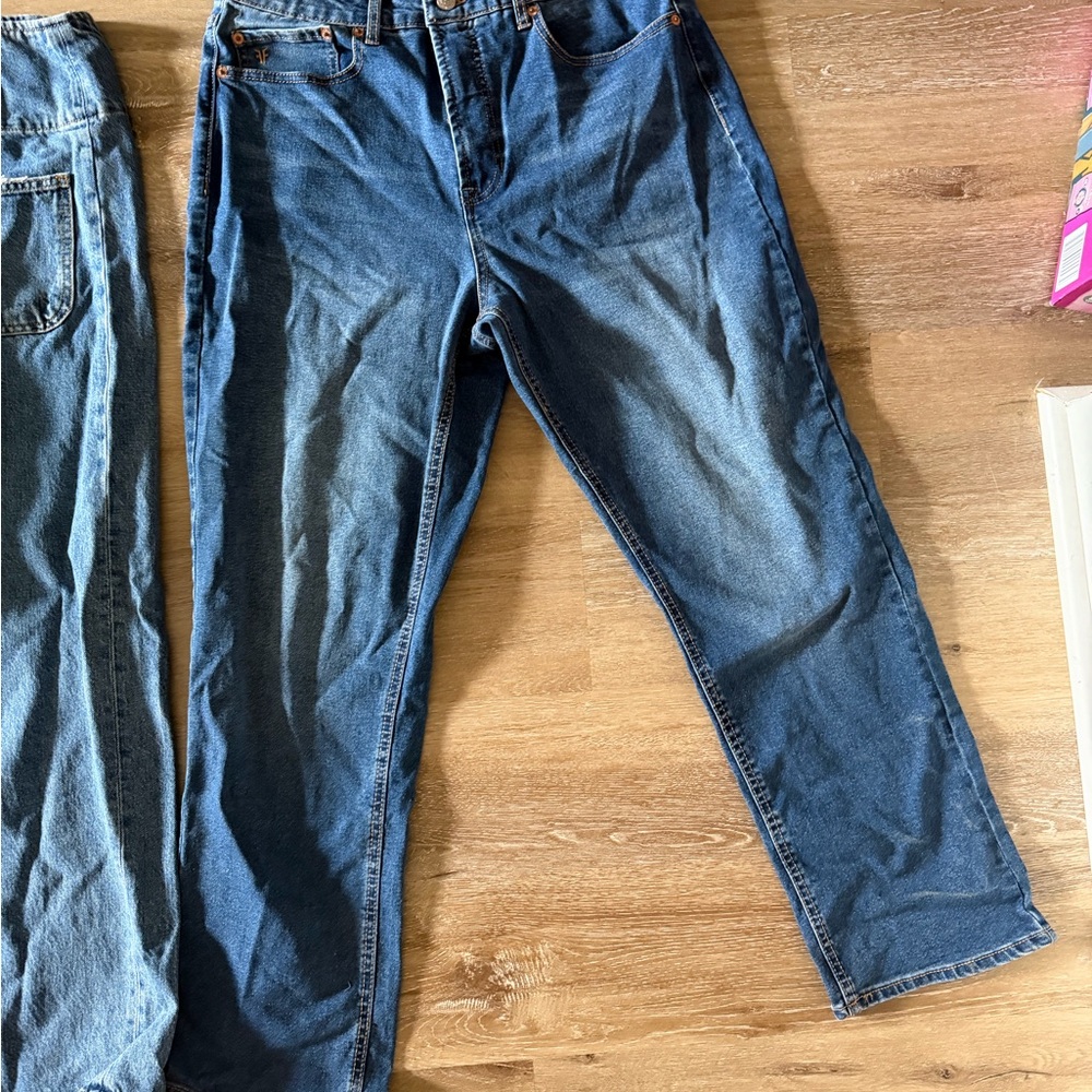 Frye Women's Dark Blue Boyfriend Jeans